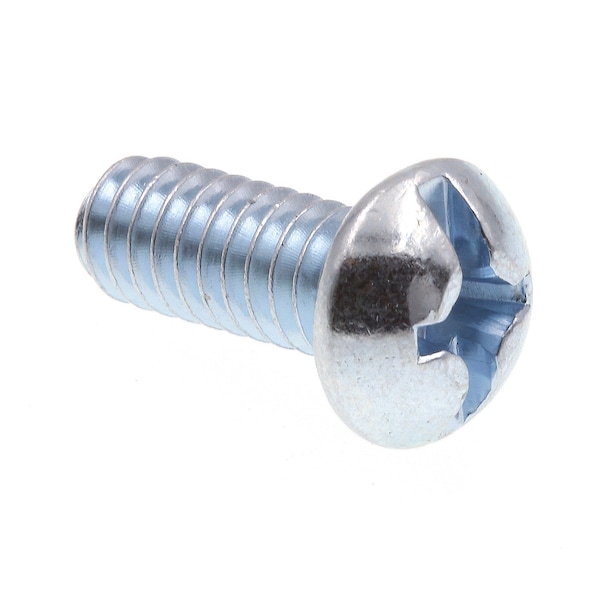 Prime-Line Machine Screw, Round, Phil/Sltd Comb Drive 1/4in-20 X 5/8in Zinc Plated Steel 75PK 9005203 - main